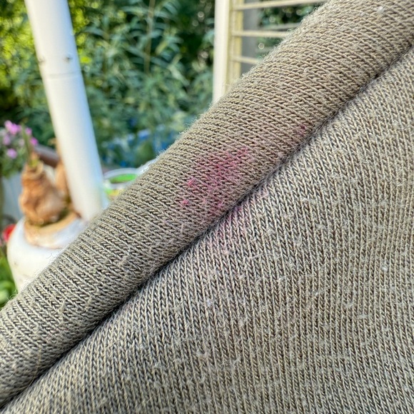 3/$10 Bundle Ardene Olive Hoodie with Unique Skull Design - Picture 7 of 7